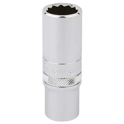 Image of Draper HI TORQ� 12 Point Deep Socket, 3/8&quot; Sq. Dr., 15mm