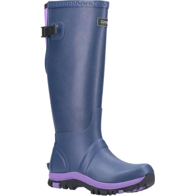 Image of Cotswold Realm Adjustable Wellington Boot Womens Blue