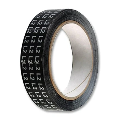 Image of Pro Power L2BLK Cable Identification Tape, Black, L2, 25 mm x 33 m