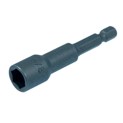 Image of 3/8&quot; x 65mm Magnetic Tek Screw Nut Driver Adaptor Tech Socket Runner