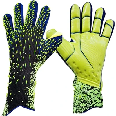 Image of Salagt Goalkeeper Goalie Gloves, Youth Adult Kids Soccer Football Gloves with Strong Grip and Finger Protection to Prevent Injuries(Color:b,Size:7)