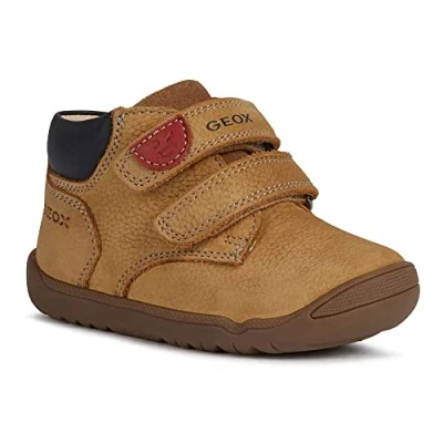 Image of Geox Baby Boys B Macchia Boy C First Steps, Biscuit, 7 UK Child