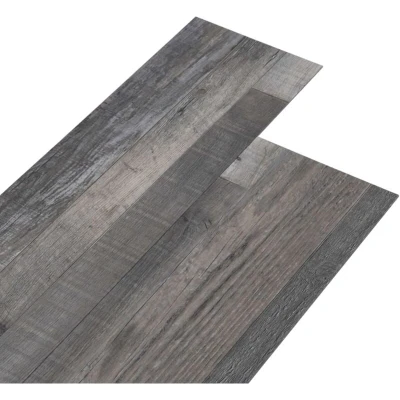Image of vidaXL PVC Flooring Planks 4.46 m² 3 mm Self adhesive Industrial Wood