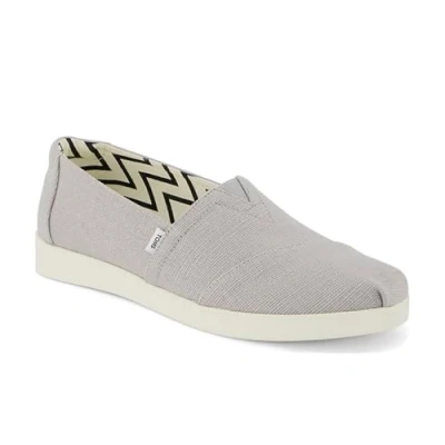Image of TOMS Alpargata PLUS Trainers, Women&#039;s, Size: 6, Grey Textile