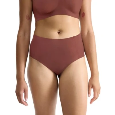 Image of Sloggi Women&#039;s Zero Feel 2.0 High Waist Underwear, Burnt Henna, M