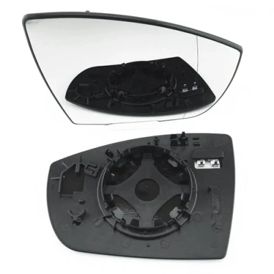 Image of Clip on Heated Base Wide angle Wing Mirror Glass fits Ford EcoSport 2013 to 2024 Right Driver Side