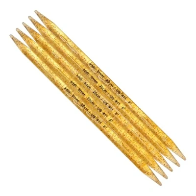 Image of Addi Double Pointed Needles, Champagne Plastic, 20cm, 7mm