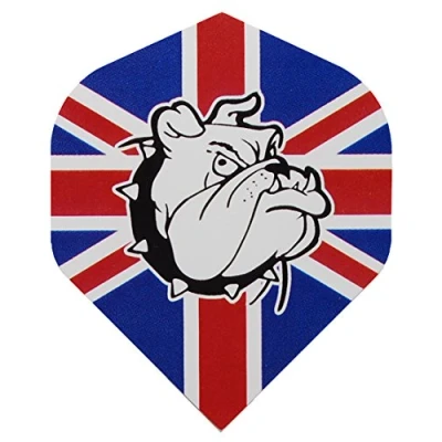 Image of Bulldog Standard Shaped Dart Flights (10x Sets)