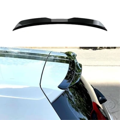 Image of Car Rear Spoiler for Audi SQ5 8R 2013 2014 2015 2016 2017, Trunk Roof Tail Wing Lip Splitter, Styling Accessories,Gloss Black