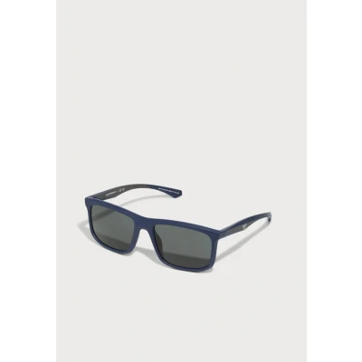 Image of Emporio Armani Sunglasses, Men&#039;s, Size: 57, Matte blue