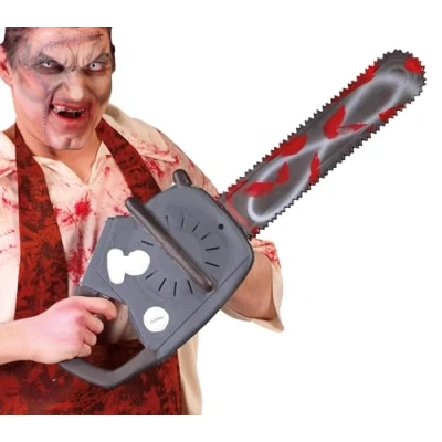 Image of GUIRCA FIESTAS Decorative Dummy Chainsaw 70 cm Plastic Horror Halloween