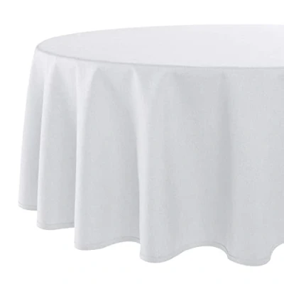 Image of Delindo Lifestyle® Wien Home Tablecloth Stain Protection White 140 x 180 cm Oval (08038H)