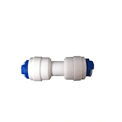 Image of 1/4&quot; Equal Straight Pushfit Connector Fitting Fridge Pipe, Reverse Osmosis Tubing