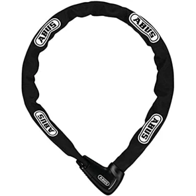 Image of ABUS steel O chain 9809 lock Hardened bicycle security level 12 85 cm Black