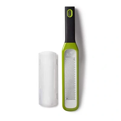 Image of Zeal Parmesan Cheese Grater Handheld Fine Zester Grater. Ideal for Grating Hard Cheese, Citrus Fruits, Chocolate, Giner and Garlic. Sharp Stainless Steel with Protective Cover.