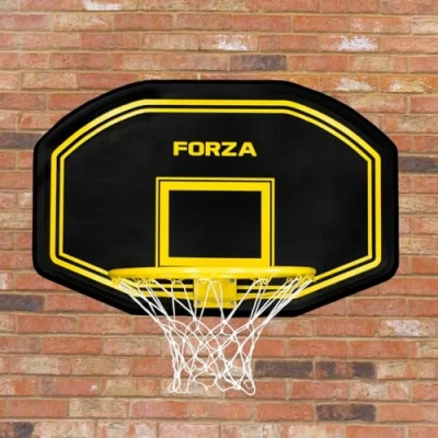 Image of FORZA Basketball Backboard &amp; Hoop 2x sizes Mini Standard Practice Indoors Outdoors (Standard (43in x 28in) 18in Rim)