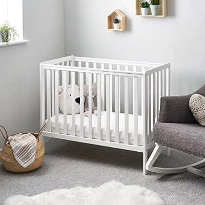 Image of Obaby Bantam Space Saver Cot, White