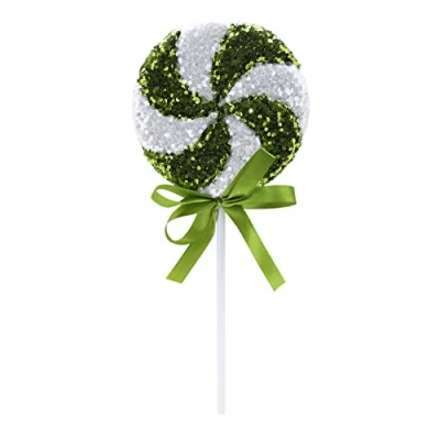 Image of Christmas Concepts® 36cm (14,2&quot;) Giant Sparkly Sequin Lollipop Decoration Tree Ornaments 11 Colours Available
