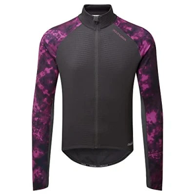 Image of Altura Mens Icon Long Sleeve Windproof Reflective Thermal Cycling Jersey Pink Mix X Large