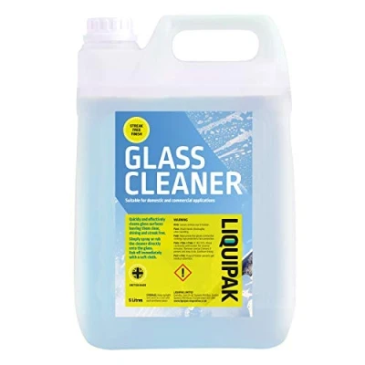 Image of Liquipak Glass &amp; Window Cleaner 5L Streak Free Domestic and Commercial Use 5 Litres