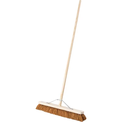 Image of Kennedy 24&quot; Coco Broom comes with 1.1/8&quot; x 60&quot; Stale
