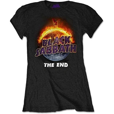 Image of Rockoff Trade Women&#039;s Black Sabbath The End T Shirt, 14 (Size: X Large)