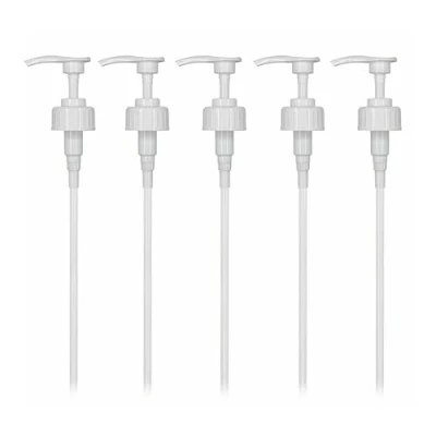 Image of 5 Litre Pump Dispenser Pelican for Container 4ml Dose Ideal Shampoo, Alcohol, Oils etc 38mm (5 Pack)
