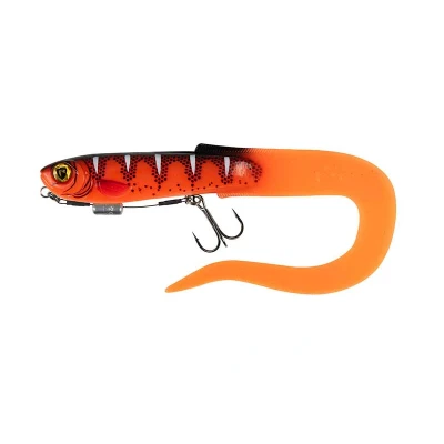 Image of Fox Rage Slick Eel Loaded Softbait 21cm (25g) #2 UV Red Wake Shad