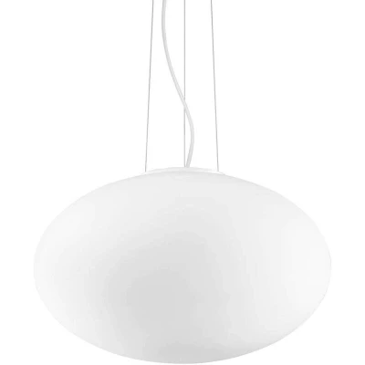 Image of Candy 1 Light Large Globe Ceiling Pendant White, E27