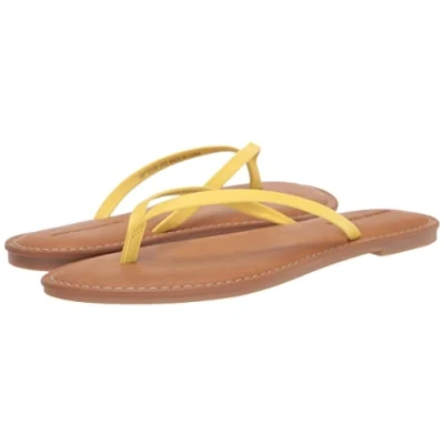 Image of Amazon Essentials Women&#039;s Thong Sandal, Bright Yellow, 5 UK