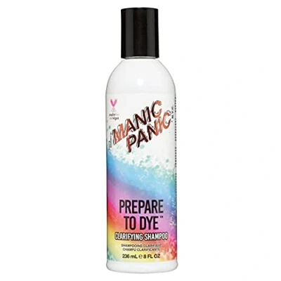 Image of Manic Panic Prepare To Dye Clarifying Shampoo, Vegan Cruelty Free, Pre Wash, Prepares Hair for Colour, 236ml