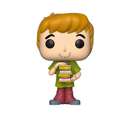 Image of Funko POP! Animation: Scooby Doo Shaggy Rogers With Sandwich Collectable Vinyl Figure Gift Idea Official Merchandise Toys for Kids &amp; Adults TV Fans Model Collectors