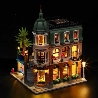 Image of Bricklight Led Light kit for LEGO 10297 Icons Boutique Hotel Modular Building (No set included, Only Kit)