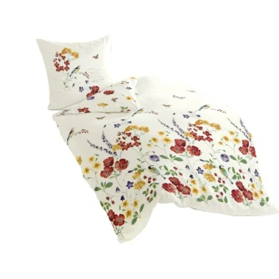 Image of Bierbaum Maco Satin bed linen 6477 colourful 01, mako satin, multicoloured, 135 cm x 200