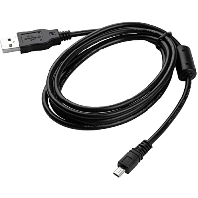 Image of Dragon Trading USB Cable Compatible with Pentax Optio H90, E80, E90, M90, LS1000, LS1100, RS1000 Replaces I USB98, USB33 Digital Camera