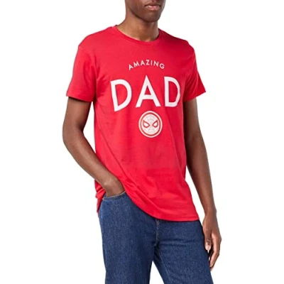 Image of Marvel Men&#039;s Memarcots230 T Shirt, Red, S