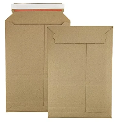 Image of Netuno 10 Corrugated Cardboard mailing envelopes 354gsm B4+ 10.43x13.98 in Bags Peel &amp; Seal Rigid mailers for Shipping Flat