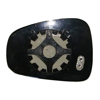 Image of Fits Volkswagen Polo (MK4) From 2002 to 2005 Heated Base Wide Angle Clip on Wing Mirror RIGHT HAND (UK Driver Side)