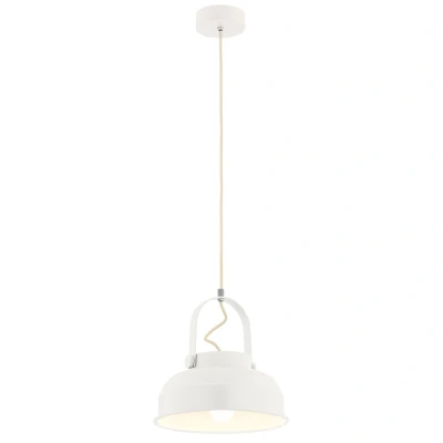 Image of Dakota Dome Pendant Ceiling Light Cream White