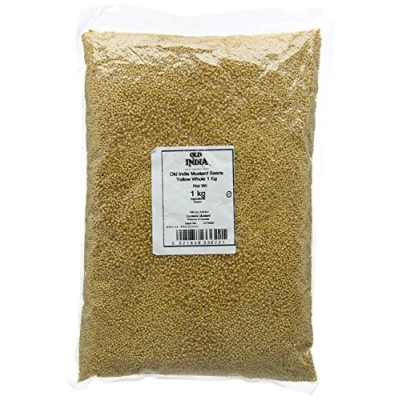 Image of Old India Mustard Seeds Yellow Whole 1 Kg
