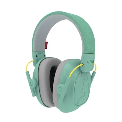 Image of Alpine Muffy Kids Ear Defenders Children aged up to 16 CE &amp; UKCA Certified 25 dB Noise Cancelling Headphone for Autism, Sensory Aid Premium Hearing Protection with Adjustable Headband Mint