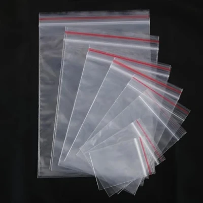 Image of newlng Sealable Grip Seal small plastic bags 12cmX17cm Resealable Clear Storage Jewellery Samples Seeds Coins 200piece