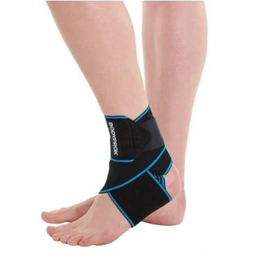 Image of Bodyprox Ankle Support Brace, Adjustable Compression Braces for Sports Protection, One Size Fits Most Men &amp; Women