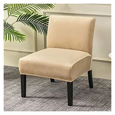 Image of TGETBTTSR Accent Chair Slipcover Cover High Stretch Armless Covers for Living Room Slipcovers Modern Furniture Protector with Elastic Bottom (Color : #9)