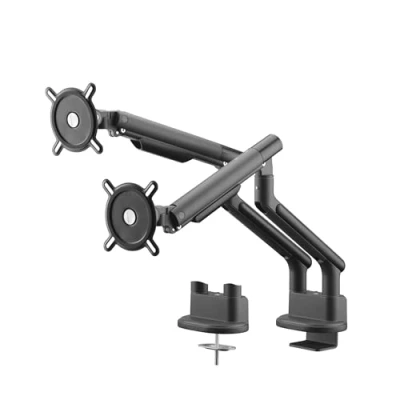 Image of ONE FOR ALL DM7210 Dual Arm Full Motion 13 35&quot; Monitor Desk Mount Titanium