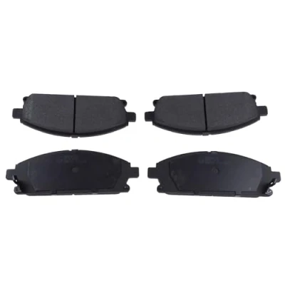 Image of V9118N033 Brake pad set BLUE PRINT ADN142123 Front Axle with acoustic wear warning NISSAN: Elgrand, TERRANO 2, HONDA: Elysion I