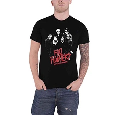 Image of Foo Fighters T Shirt Medicine at Midnight Photo Band Logo Official Mens Black S