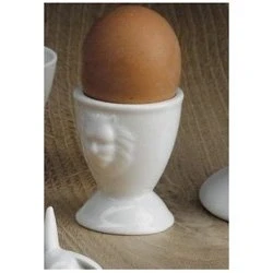 Image of W.M.Bartleet &amp; Sons Lion Head Single Egg Cup White