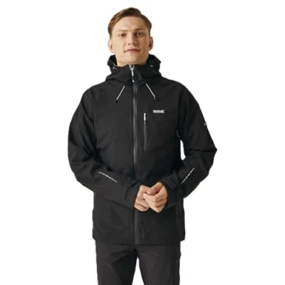 Image of Regatta Mens Okara Full Zip Waterproof Breathable Jacket