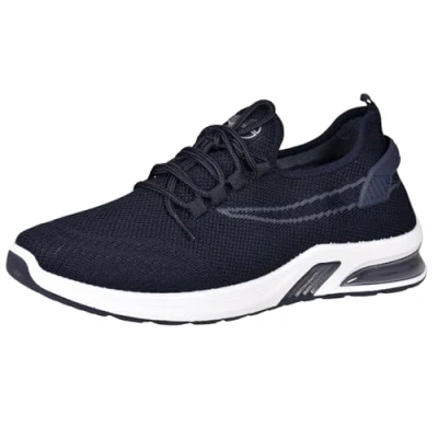 Image of Crosshatch Men Trainers Lace up Sport Gym Fitness Lightweight UK Shoes Size 7 12 (Navy,7 UK)